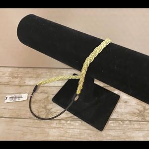 M🌸American Eagle Lemon Yellow Sparkle  Headwrap